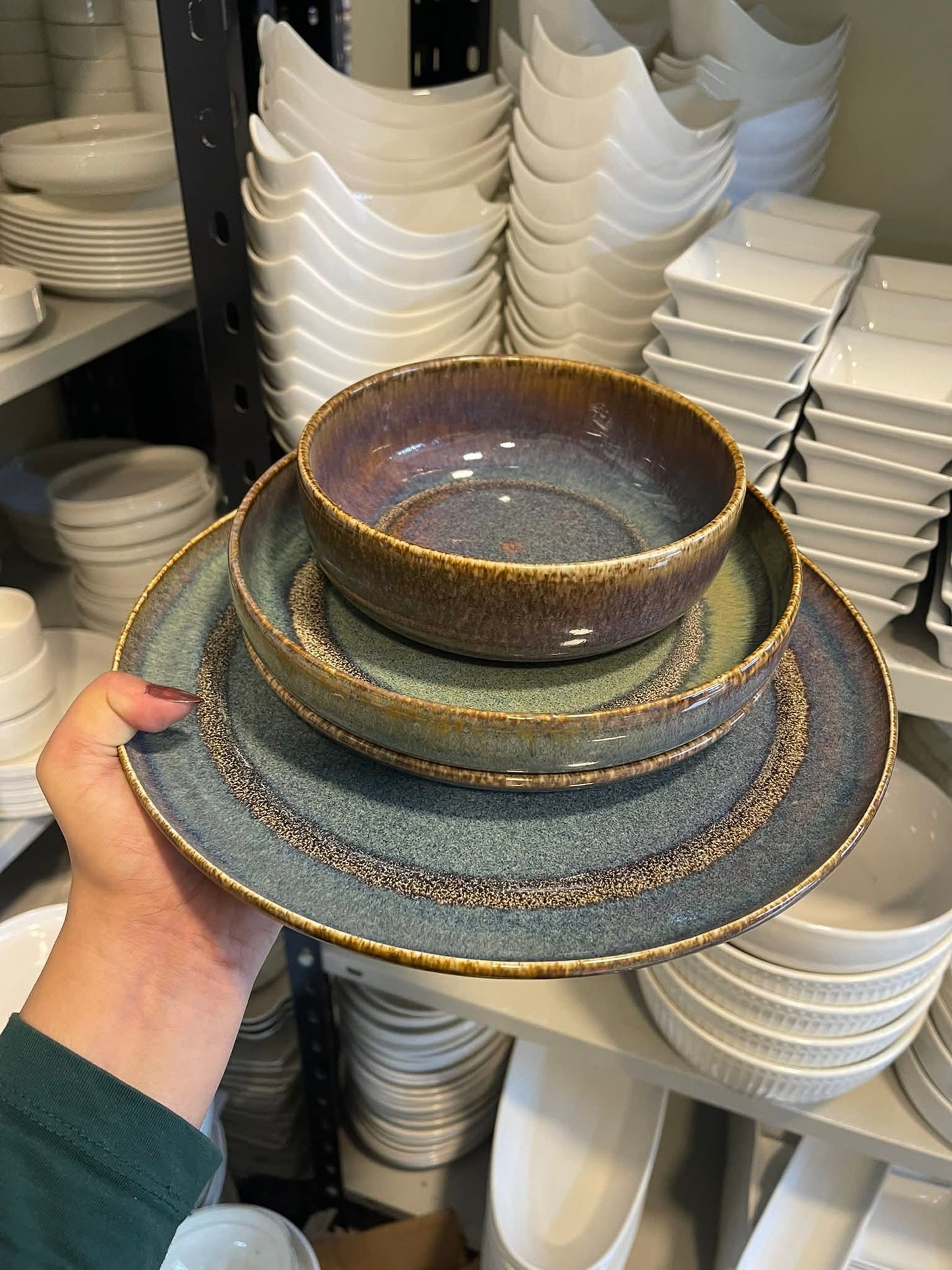 Fancy-porcelain dinner set