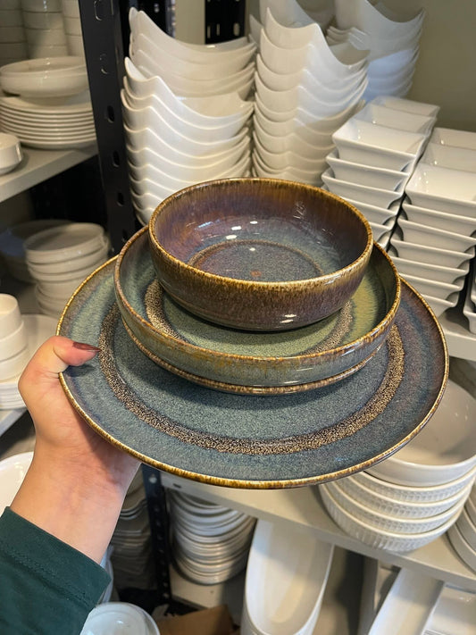 Fancy-porcelain dinner set