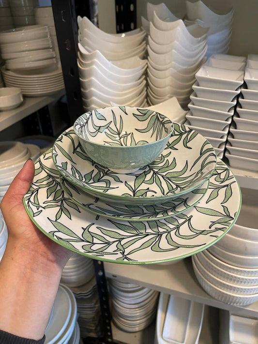 Gupan green- porcelain  dinner set